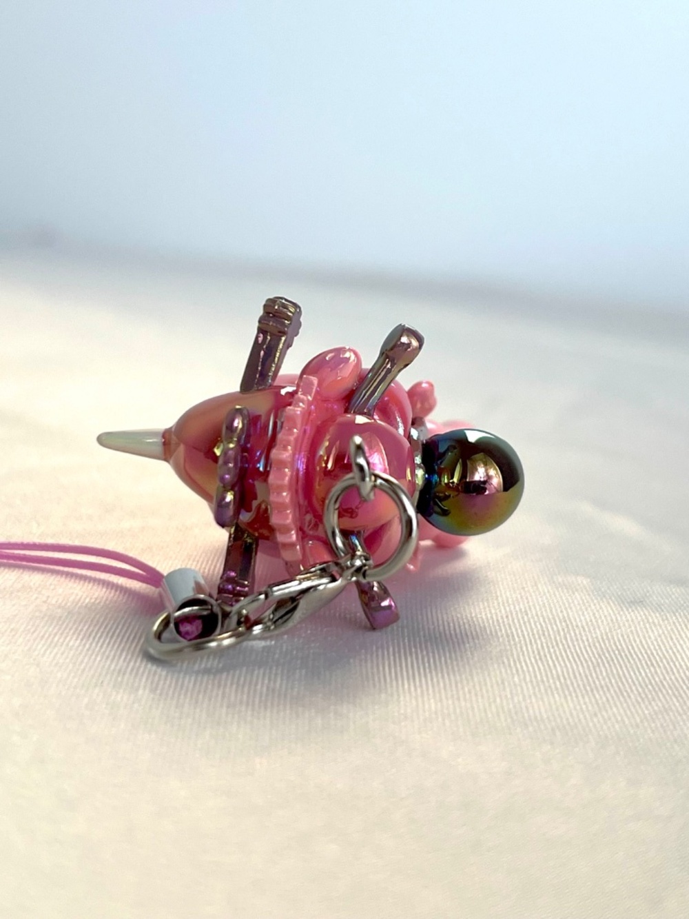 Tokidoki Momoko Shimmer Cherry Blossom Unicorno Frenzies Phone Bag Charm w/ box - Picture 6 of 7